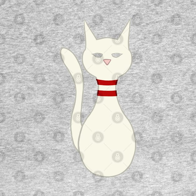 Bowling Pin Cat by Kristal Stittle